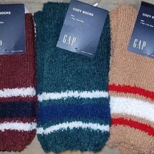 NWT Gap Christmas Hunter Green Cozy Socks